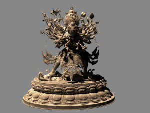 king kong deity Modello 3D