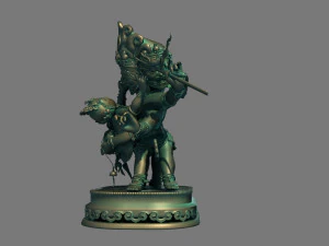 quatro mestres Modelo 3D