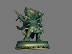 quatro mestres Modelo 3D