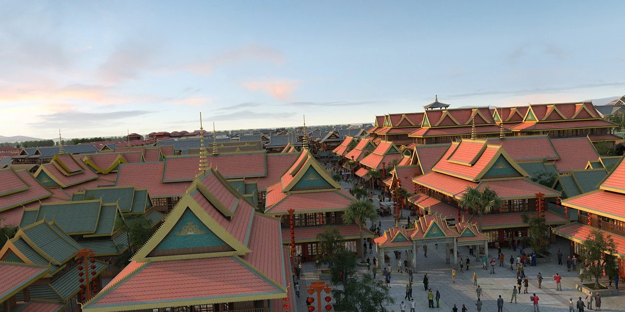 ancient dian kingdom 3D Model .c4d .max .obj .3ds .fbx .stl .blend