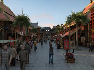 ancient dian kingdom 3D Model