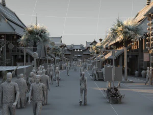 ancient dian kingdom 3D Model