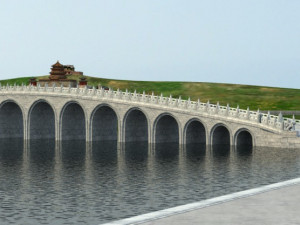 buddha xiangge - 17 hole bridge 3D 모델