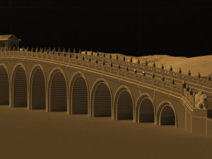 buddha xiangge - 17 hole bridge 3D 모델