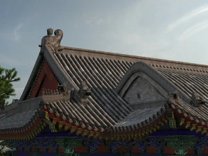 dragon king temple 3D Model
