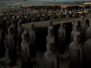 guerrieri e cavalli di terracotta Modello 3D