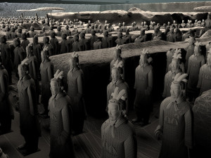 terracotta warriors and horses 3D Model