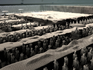 terracotta warriors and horses 3D Model