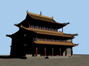 temple 3D Model