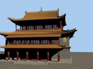 temple 3D Model