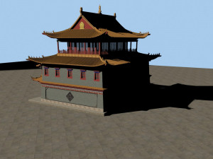 temple Modelo 3D