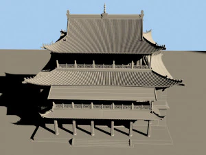 temple 3D Model