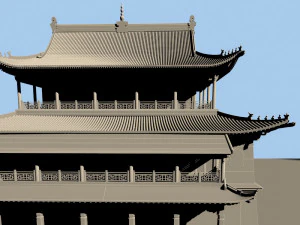 temple 3D Model