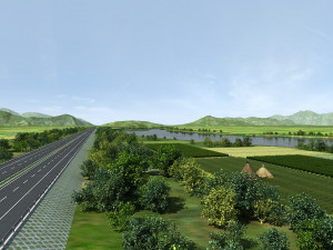 highway 3D मॉडल