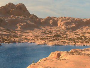 desert Model 3D