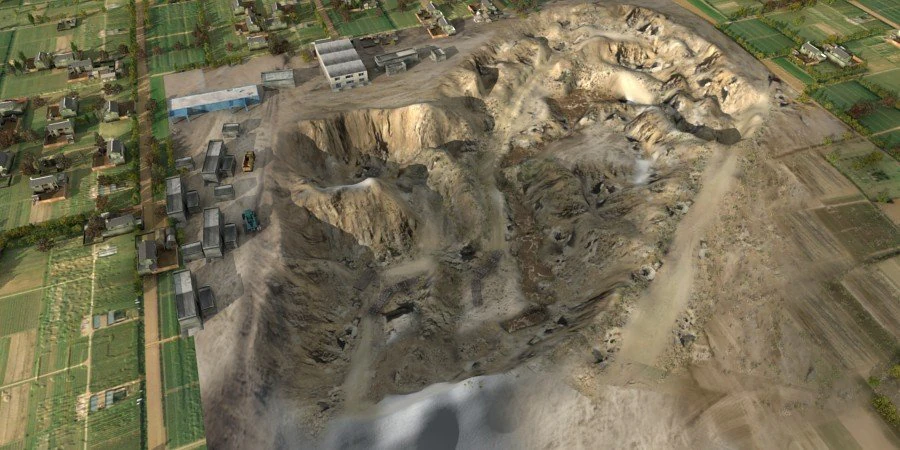 gravel pit 3D Model .c4d .max .obj .3ds .fbx .stl .blend