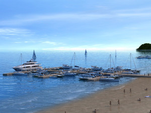 sea beach 3D Model