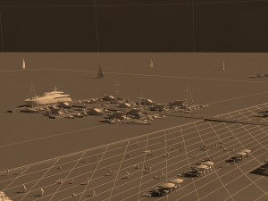 sea beach 3D Model