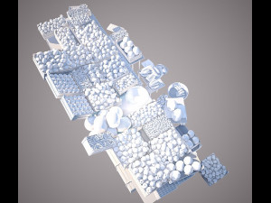 fruit stand 3D Модель