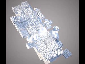 fruit stand 3D Model