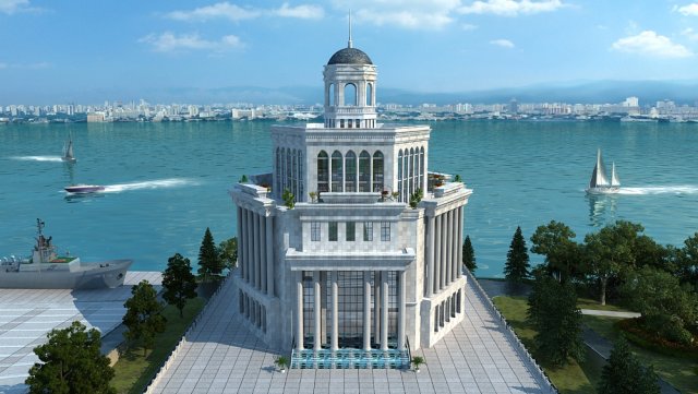 yangtze river cultural park Modello 3D .c4d .max .obj .3ds .fbx .stl .blend 