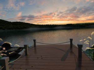 field pond Modelo 3D