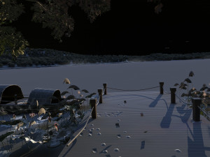 field pond 3D Model