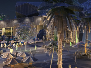 amusement park Model 3D