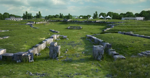 ruins 3D Model .c4d .max .obj .3ds .fbx .stl .blend 
