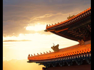 atap kota terlarang Model 3D