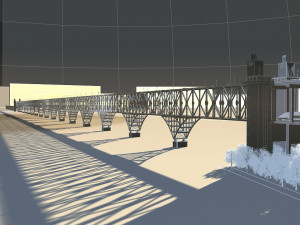 nanjing yangtze river bridge 3Dモデル