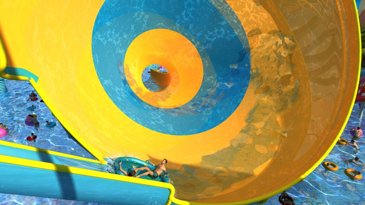 water park 3D Model .c4d .max .obj .3ds .fbx .stl .blend 