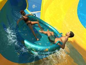 water park 3D 모델
