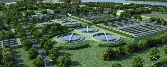sewage treatment 3D Model .c4d .max .obj .3ds .fbx .stl .blend 