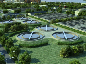 sewage treatment Modelo 3D