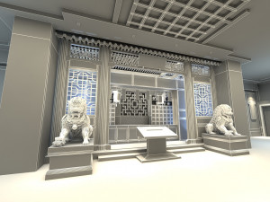 chinese medicine museum 3D मॉडल