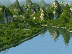 guilin scenery Modèle 3D