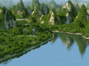 guilin scenery 3D Model