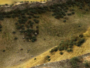 Erdwall der W&uuml;ste Gobi 3D Modell