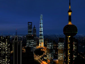 shanghai center 3D Model