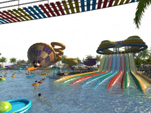 water park Model 3D