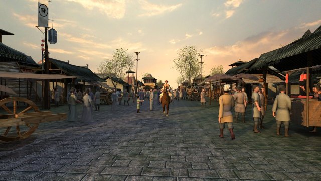 ancient vegetable market 3D Model .c4d .max .obj .3ds .fbx .stl .blend 