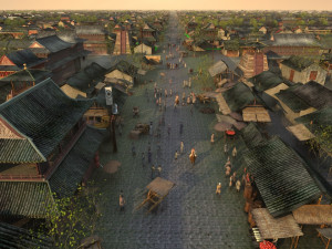 ancient vegetable market 3D Model