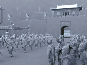 the soldiers set off 3D Model