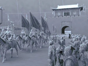 the soldiers set off 3D Model