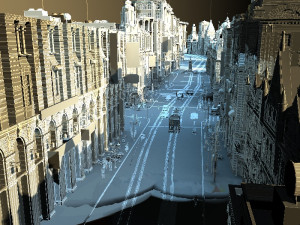 old shanghai street 3D मॉडल