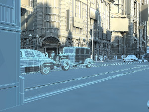old shanghai street 3D मॉडल