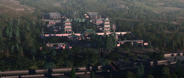 shaolin temple 3D Model .c4d .max .obj .3ds .fbx .stl .blend 