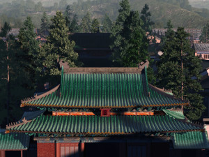 shaolin temple 3D Model