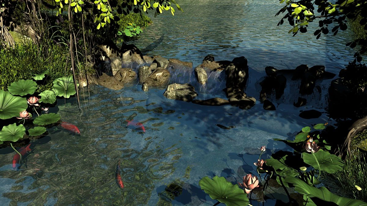 the stream 3D Model .c4d .max .obj .3ds .fbx .stl .blend 